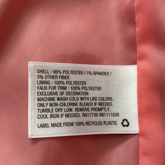 Bunny rabbit coat, size 2t, Easter spring jacket - Picture 9 of 10